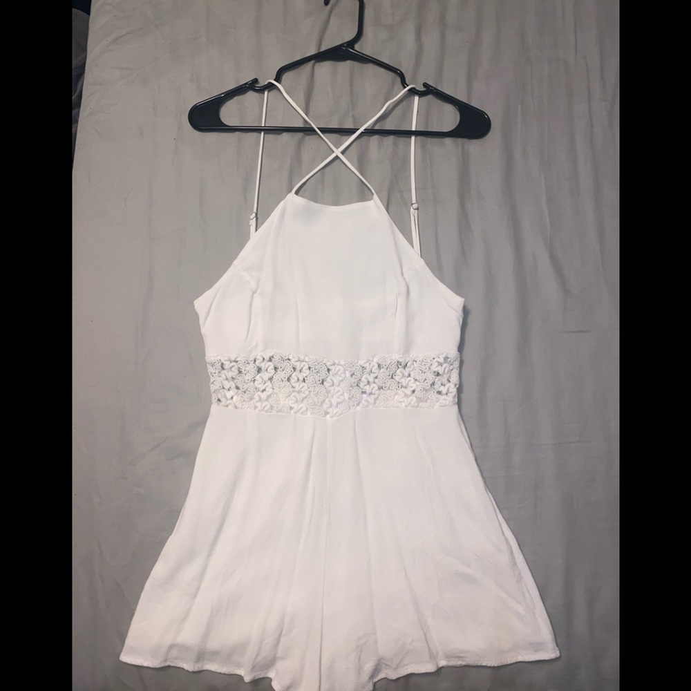 Mahina white romper